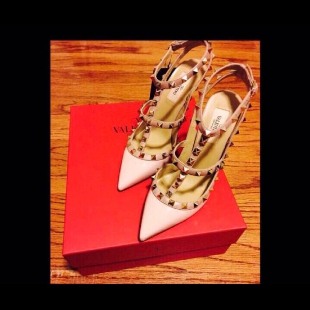 Valentino Garavani Rockstud Slingback 100mm Pump
